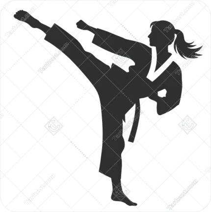 دختر تکواندو کار