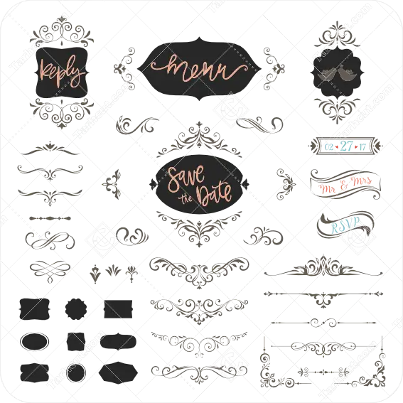 المان تزیینی حاشیه قاب و جدا کننده