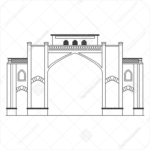 وکتور دروازه قرآن شیراز