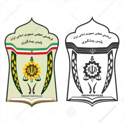 وکتور لوگو پلیس پیشگیری