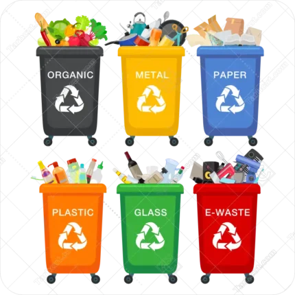 سطل تفکیک زباله