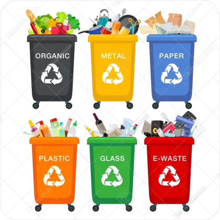 سطل تفکیک زباله