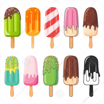 وکتور بستنی