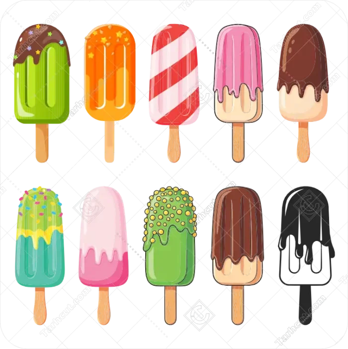 وکتور بستنی