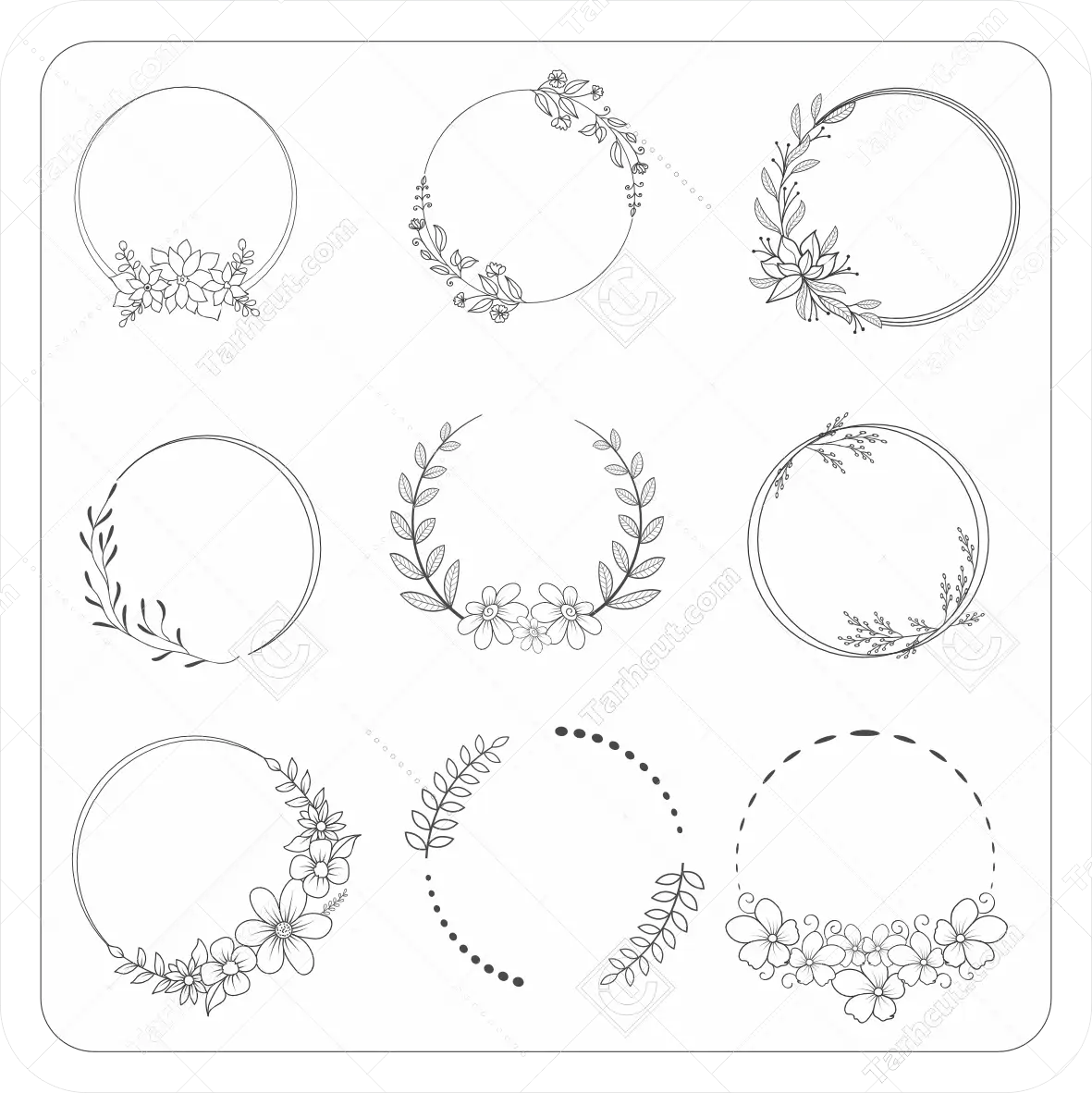 1_tarhcut.com_Decorative-circle-border_812003 حاشیه دایره ای تزیینی 1