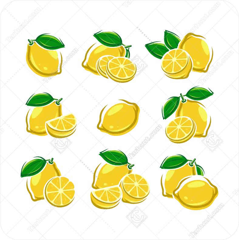 وکتور با کیفیت لیمو ترش