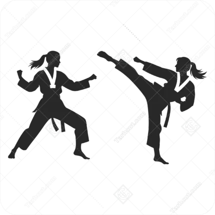 وکتور تکواندو دختر