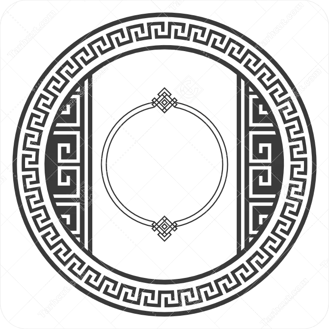 1_tarhcut.com_circle-with-a-design_833881 وکتور حاشه یا قاب ورساچ گرد یا دایره ای
