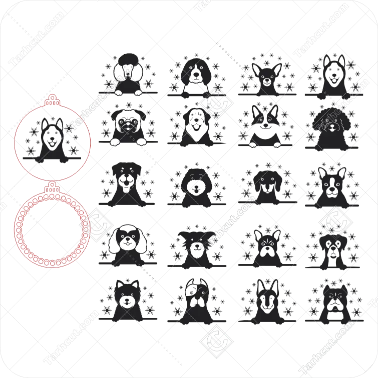 1_tarhcut.com_dog-vector-_666283 وکتور انواع سر سگ