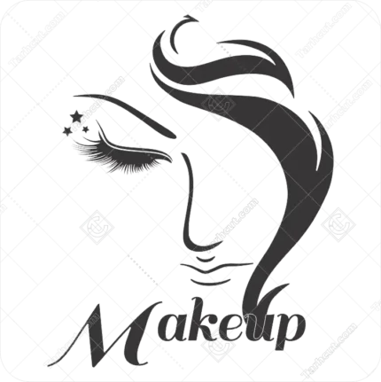 وکتور لوگو زن جهت آرایشگاه