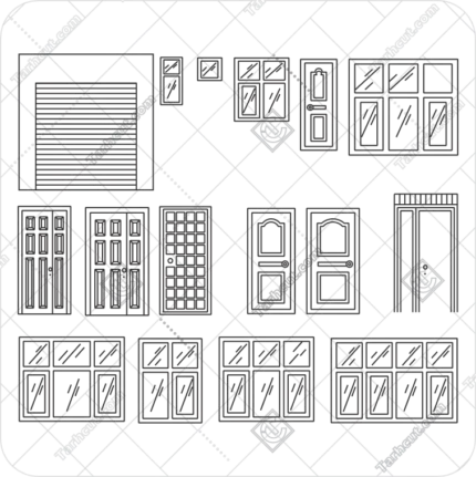 درب و پنجره ماکت سازی