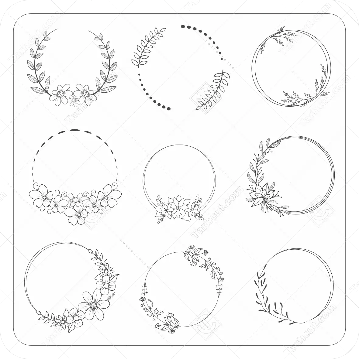 3_tarhcut.com_Decorative-circle-border_541816 حاشیه دایره ای تزیینی 3