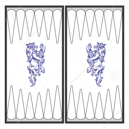 حکاکی تخته نرد شیر