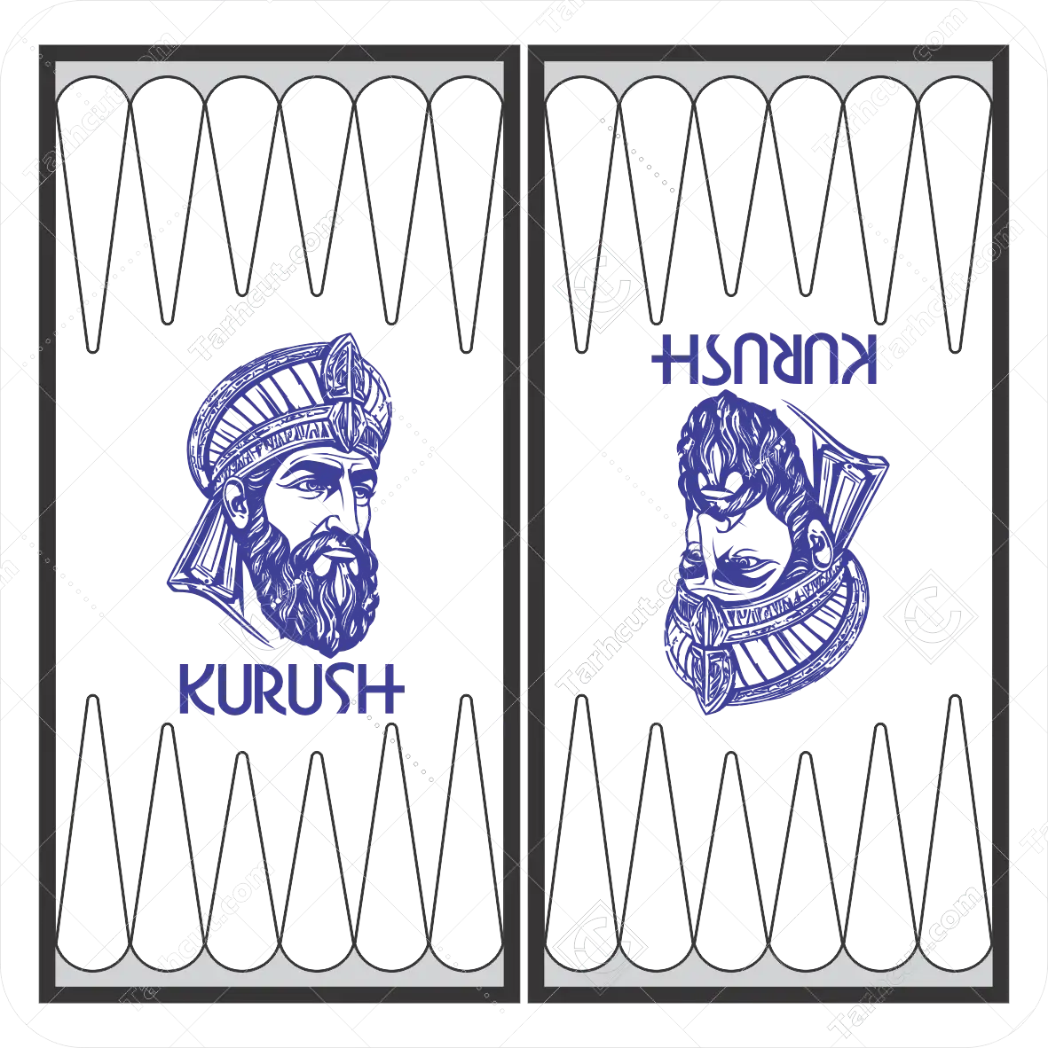 حکاکی تخته نرد کوروش