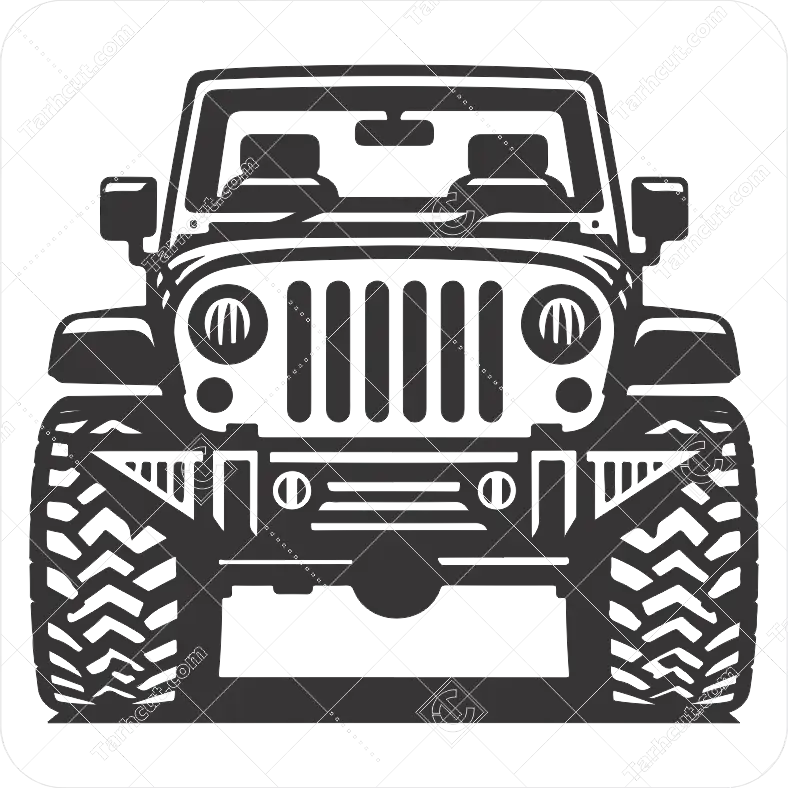 4_tarhcut.com_Jeep-Silhouette-Off-Road-_396574 افرود سیاه و سفید