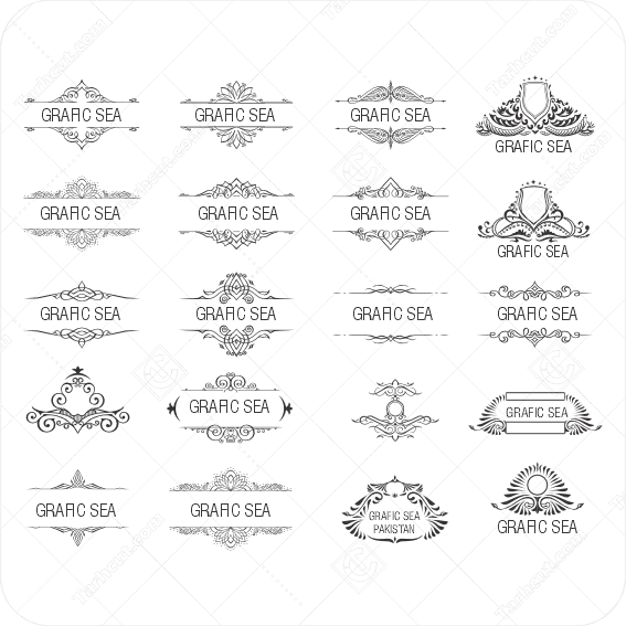 عناصر تزیینی تقسیم کننده